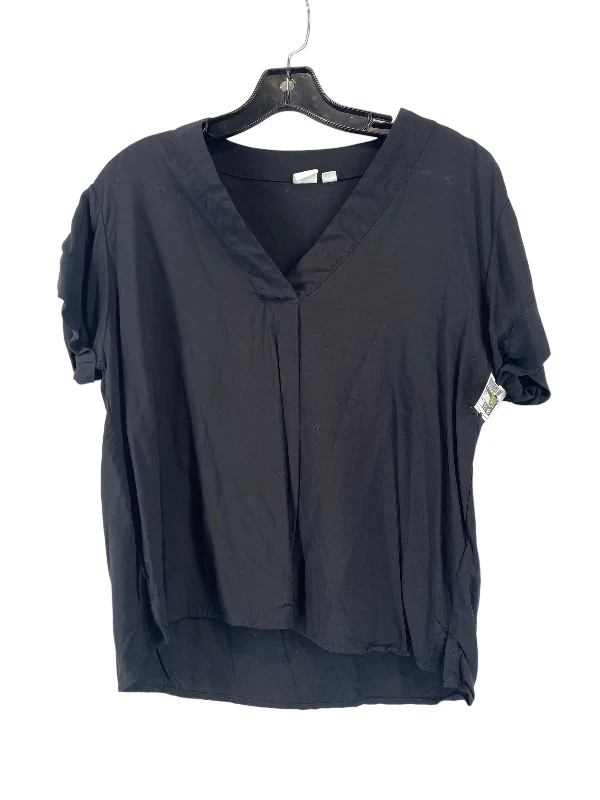 Top Short Sleeve By Gap In Black, Size: S