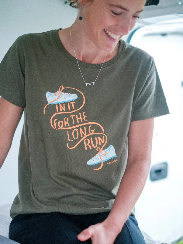 Women's Long Run Organic T-shirt