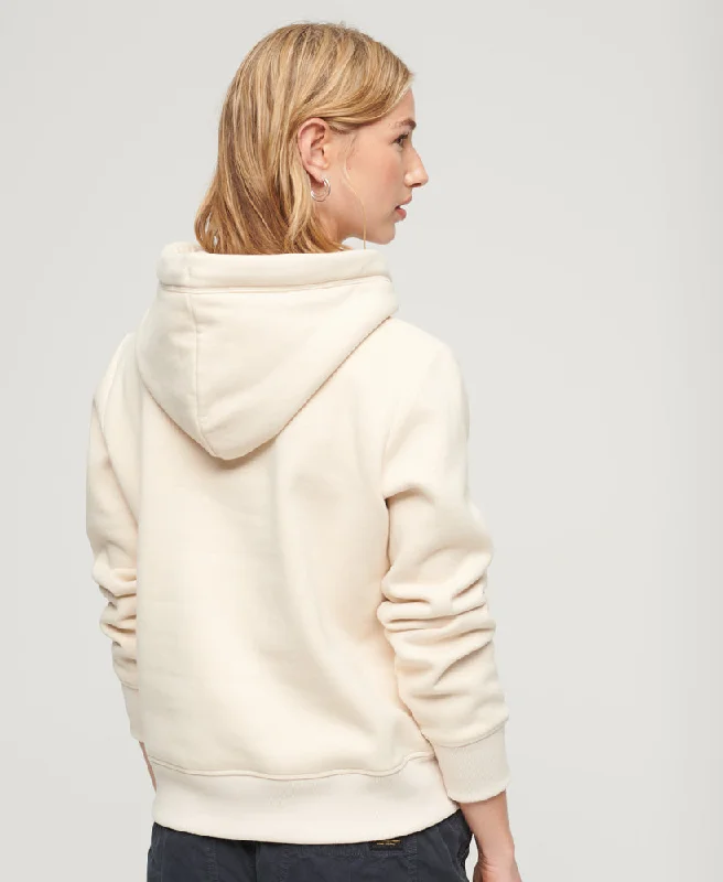 Essential Logo Hoodie | Tapioca Cream