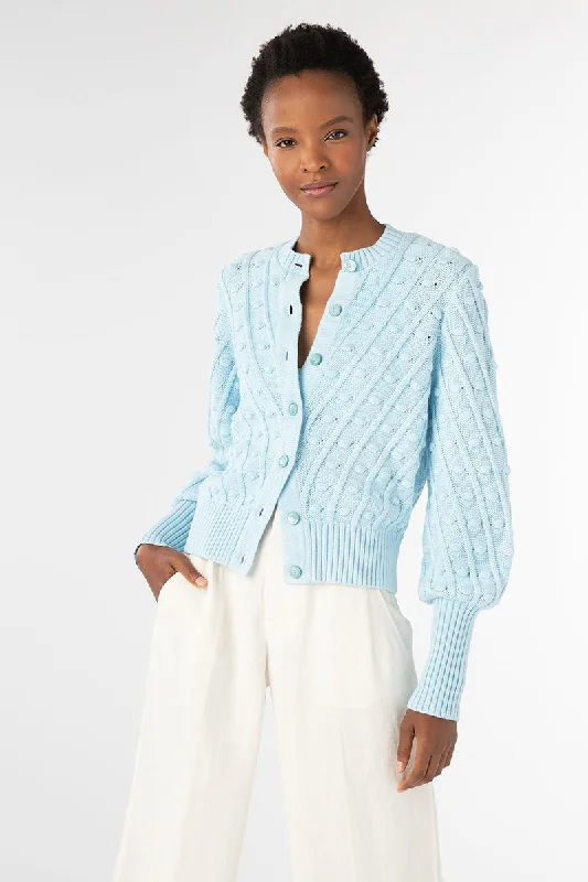 Kinross Cashmere Bobble Cardigan