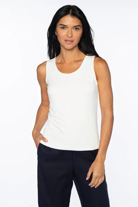 Kinross Cashmere Scoopneck Tank