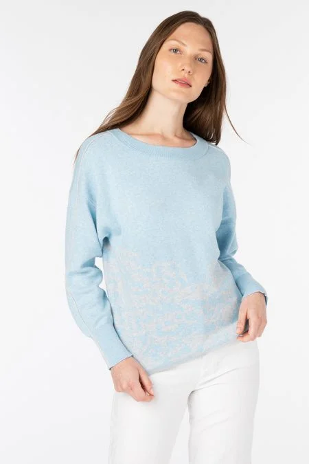 Kinross Cashmere Swirl Pullover