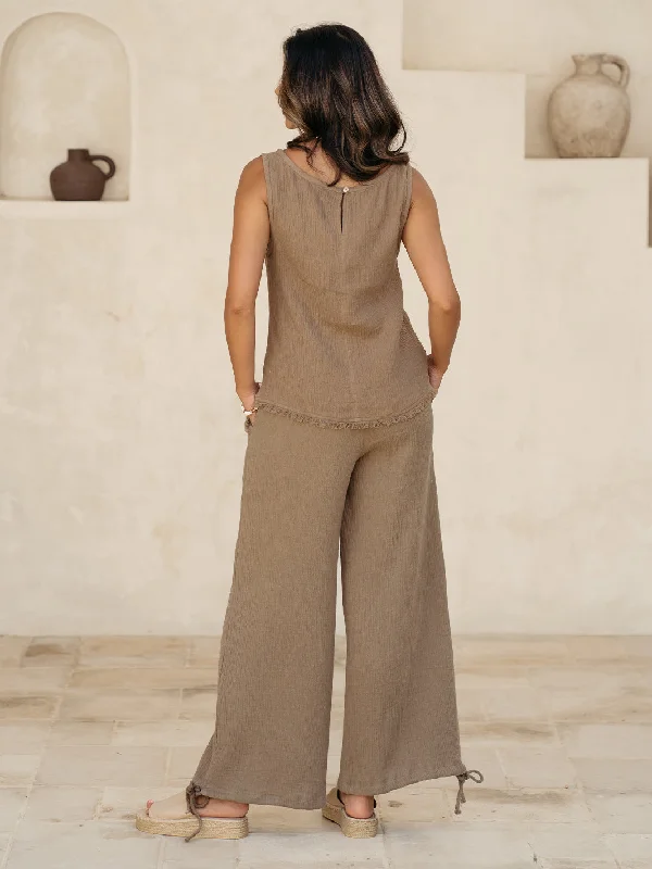 Malaya Hemp Organic Cotton Pants Cinnamon