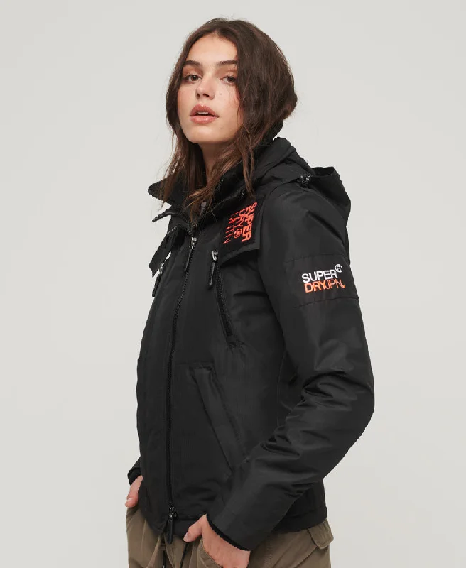 Mountain SD-Windcheater Jacket | Black/Coral