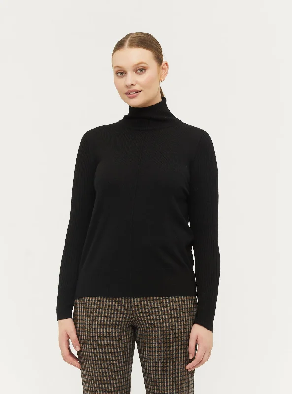 Raven Mock Neck Jumper