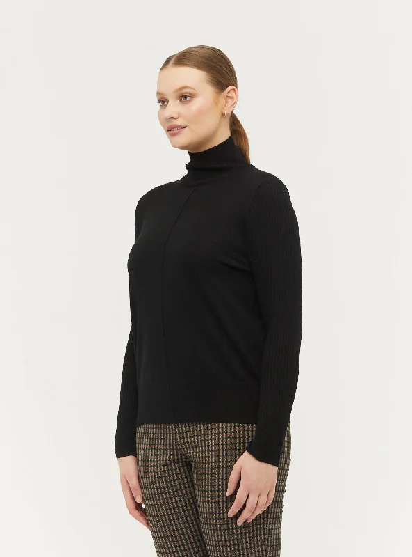 Raven Mock Neck Jumper