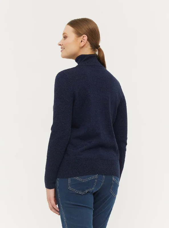 Raven Mock Neck Jumper