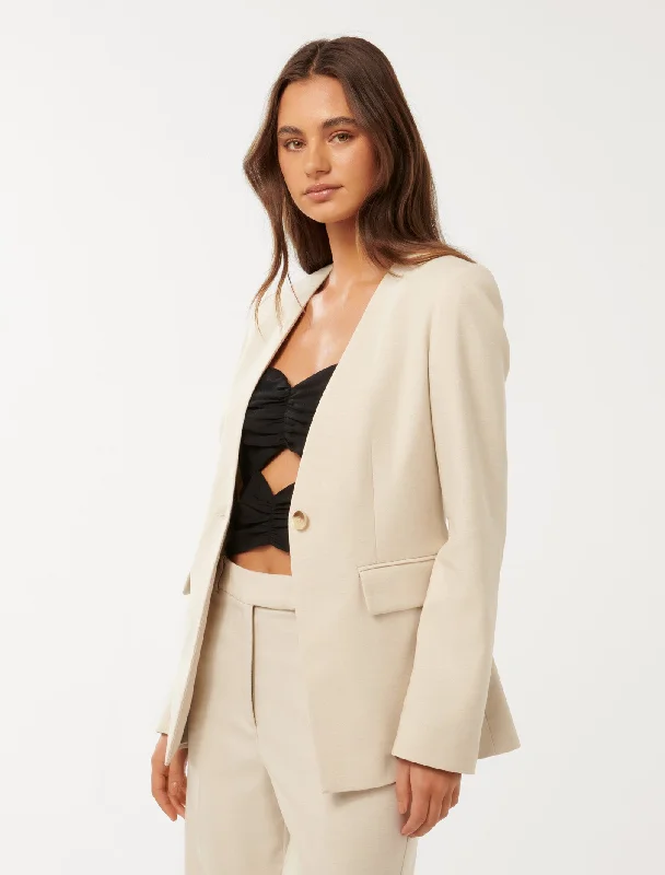 Xena Collarless Blazer